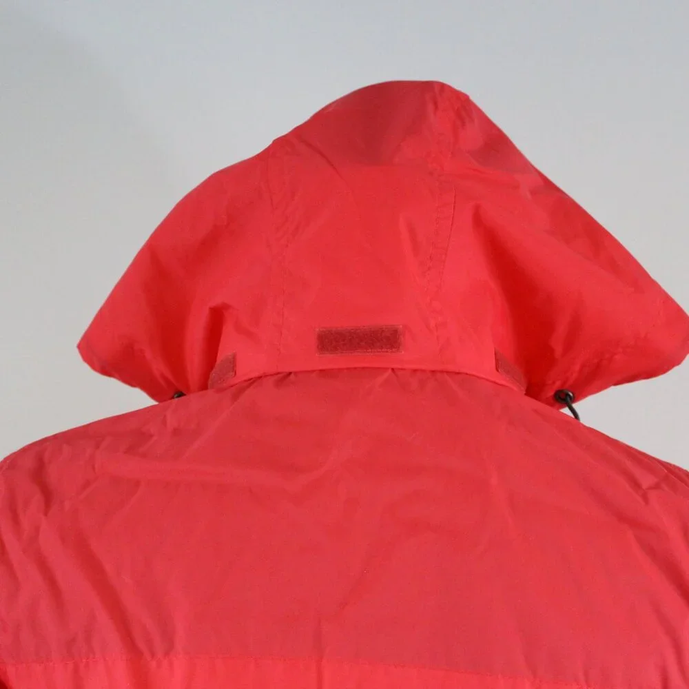 Columbia‎ Poppy Packable Windbreaker Jacket XS Orange Lightweight Zip Up Hooded